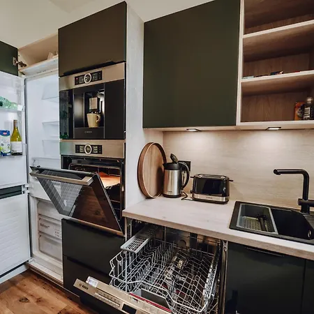 Edler Wohnraum Luxurioese 2 Sz Mit Balkon, Kaffeevollautomat, Klima & Lift Апартаменты Хемниц